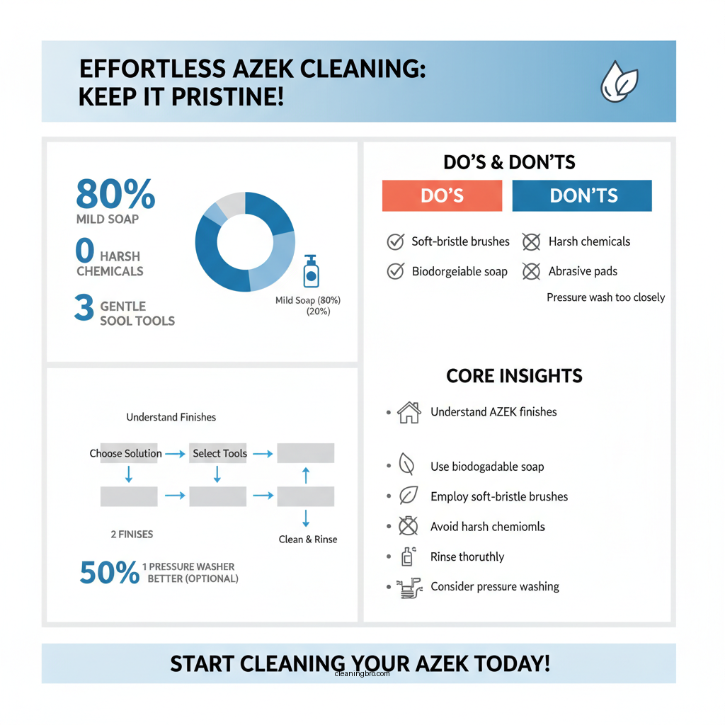 how to clean azek - Data Infographic and Statistics