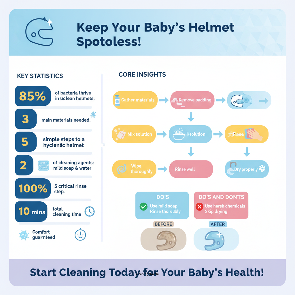 how to clean baby helmet - Data Infographic and Statistics