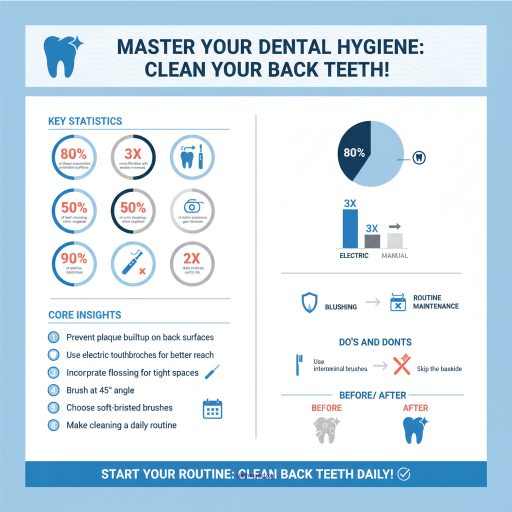 how to clean backside of teeth - Data Infographic and Statistics