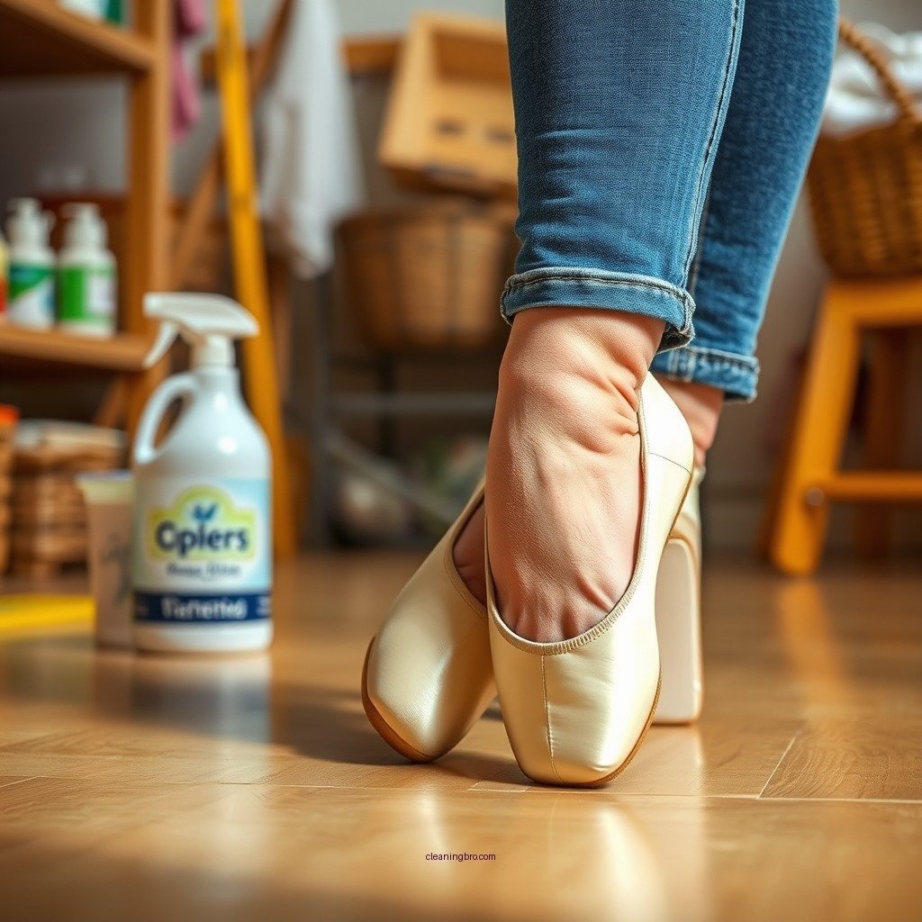 Choosing the Right Cleaning Supplies - how to clean ballet shoes