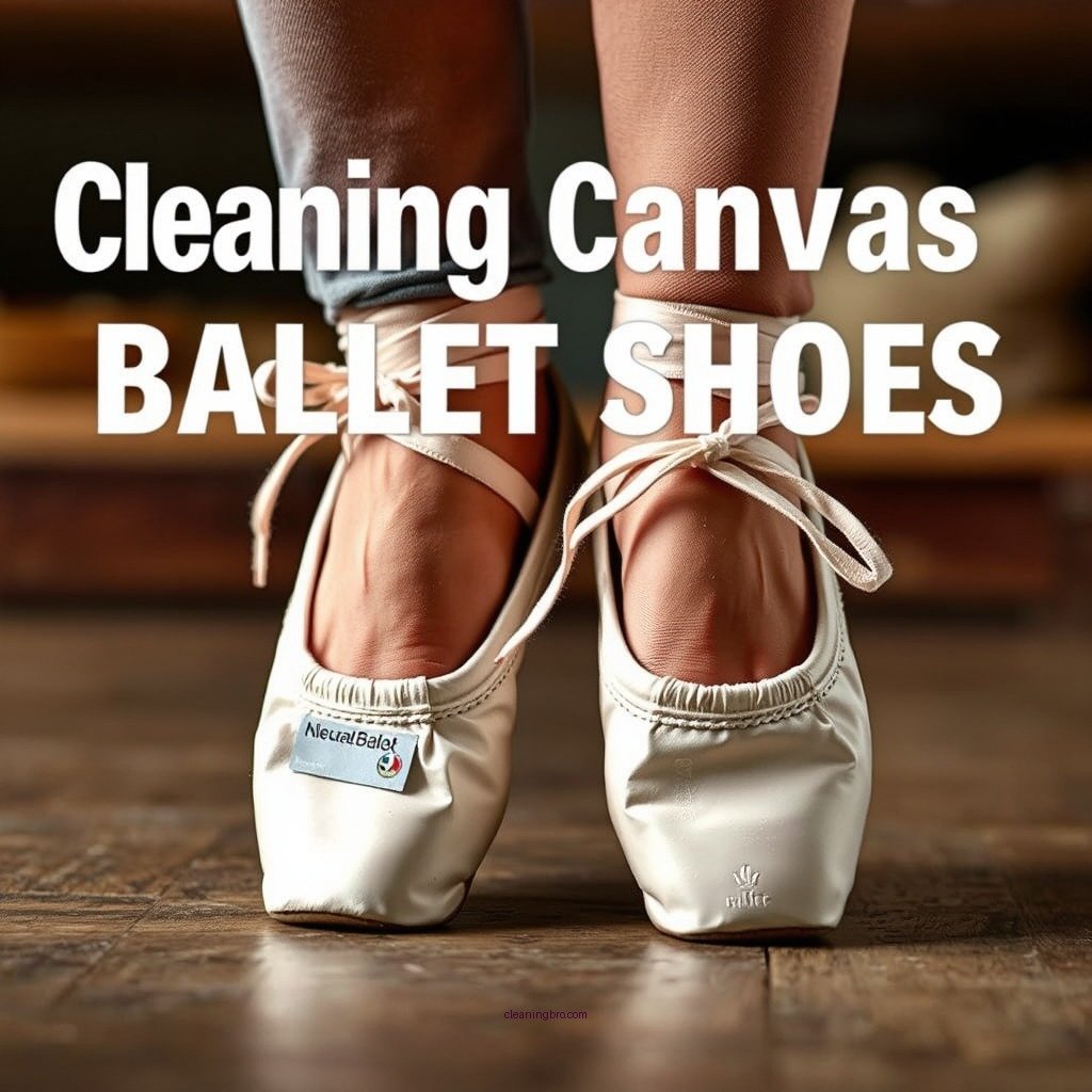 Cleaning Canvas Ballet Shoes - how to clean ballet shoes