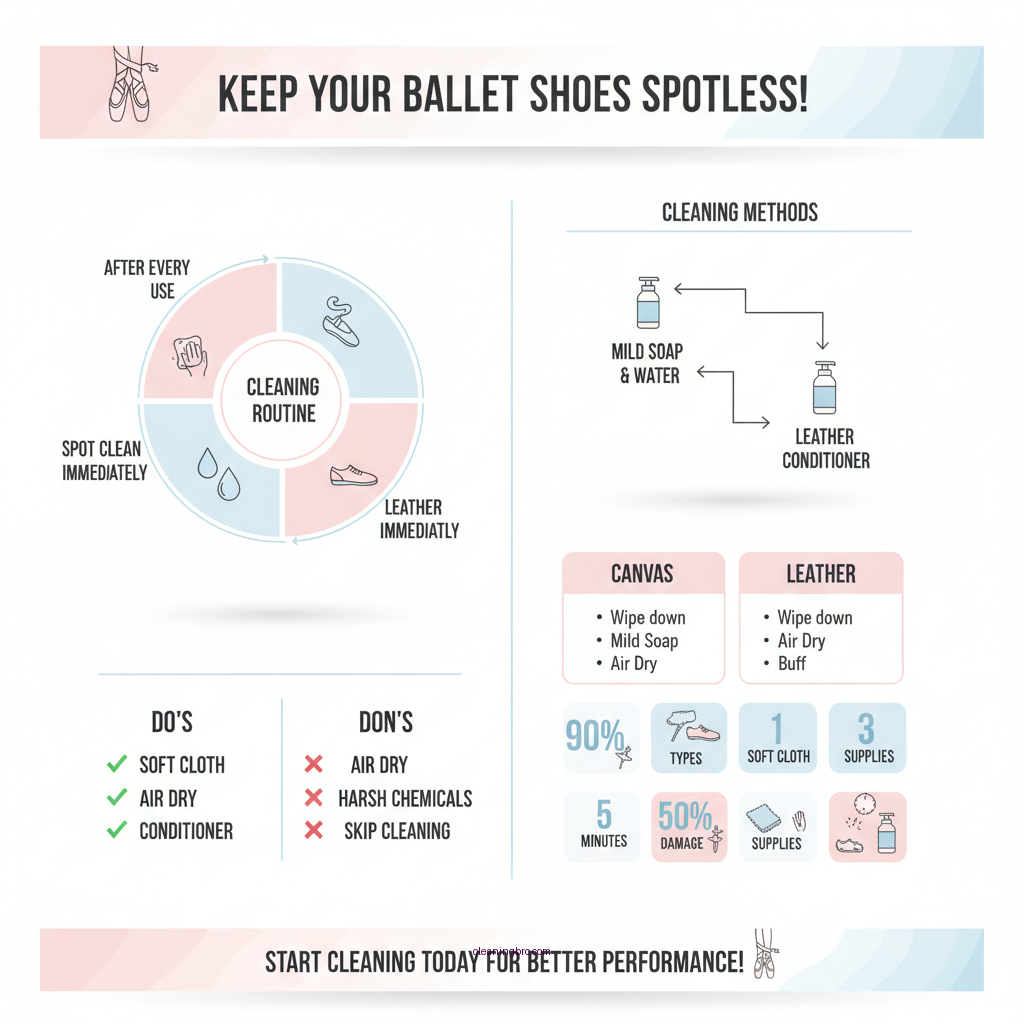 how to clean ballet shoes - Data Infographic and Statistics