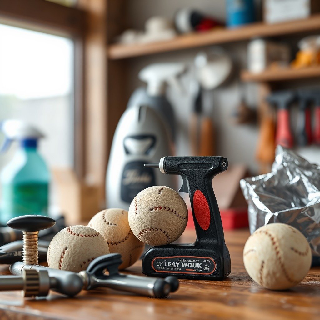 Tools and Supplies Needed - how to clean balls