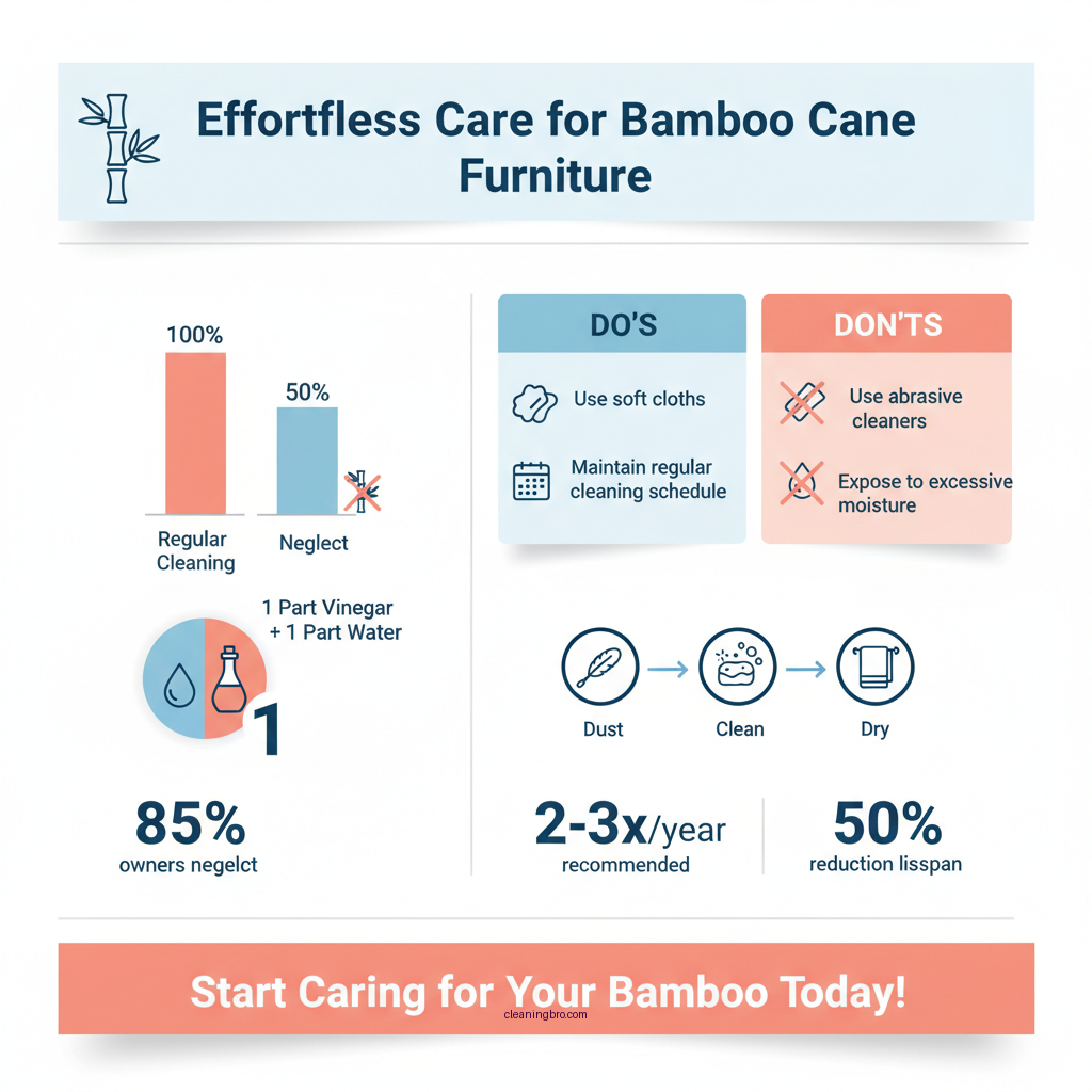 how to clean bamboo cane furniture - Data Infographic and Statistics