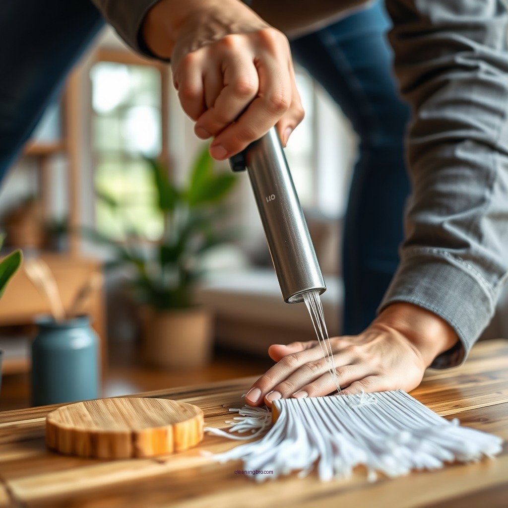 Step-by-Step Cleaning Process - how to clean bamboo furniture