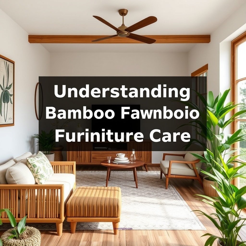 Understanding Bamboo Furniture Care - how to clean bamboo furniture