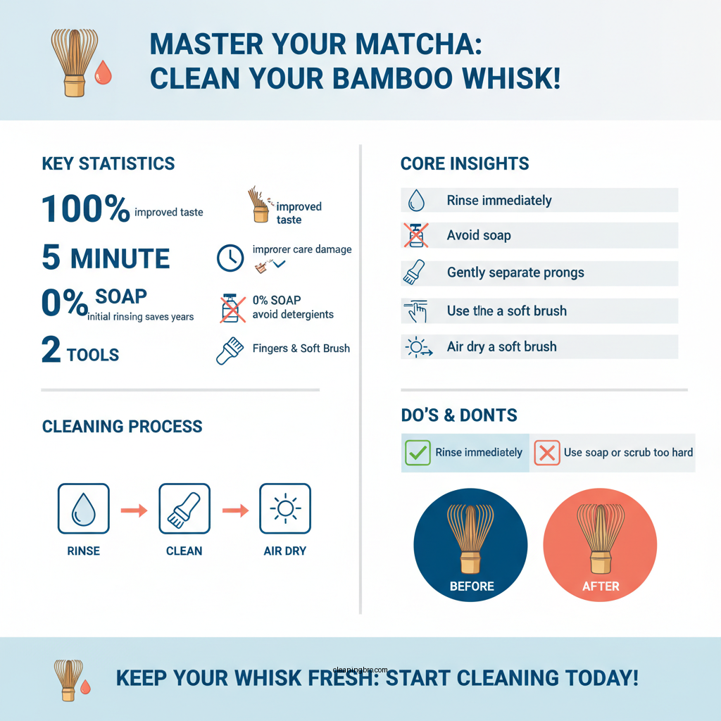 how to clean bamboo whisk - Data Infographic and Statistics