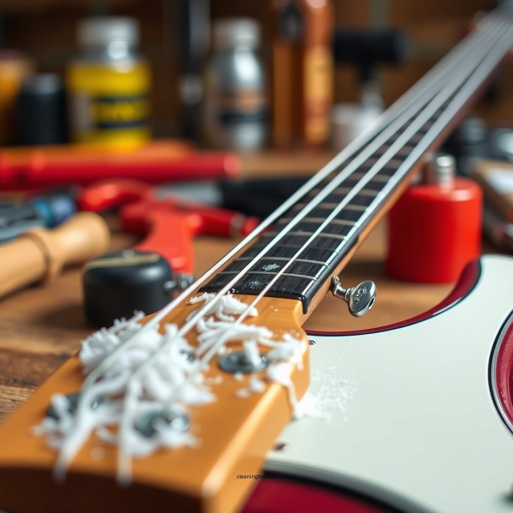 Tools You’ll Need for Cleaning - how to clean bass strings