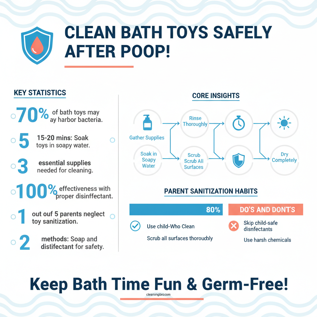 how to clean bath toys after poop - Data Infographic and Statistics