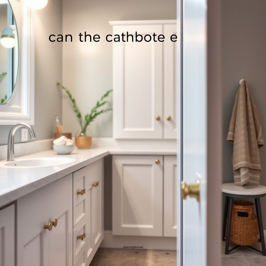 Clean the Cabinet Exteriors - how to clean bathroom cabinets