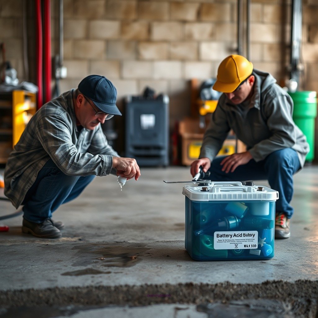Understanding Battery Acid and Its Impact - how to clean battery acid off concrete