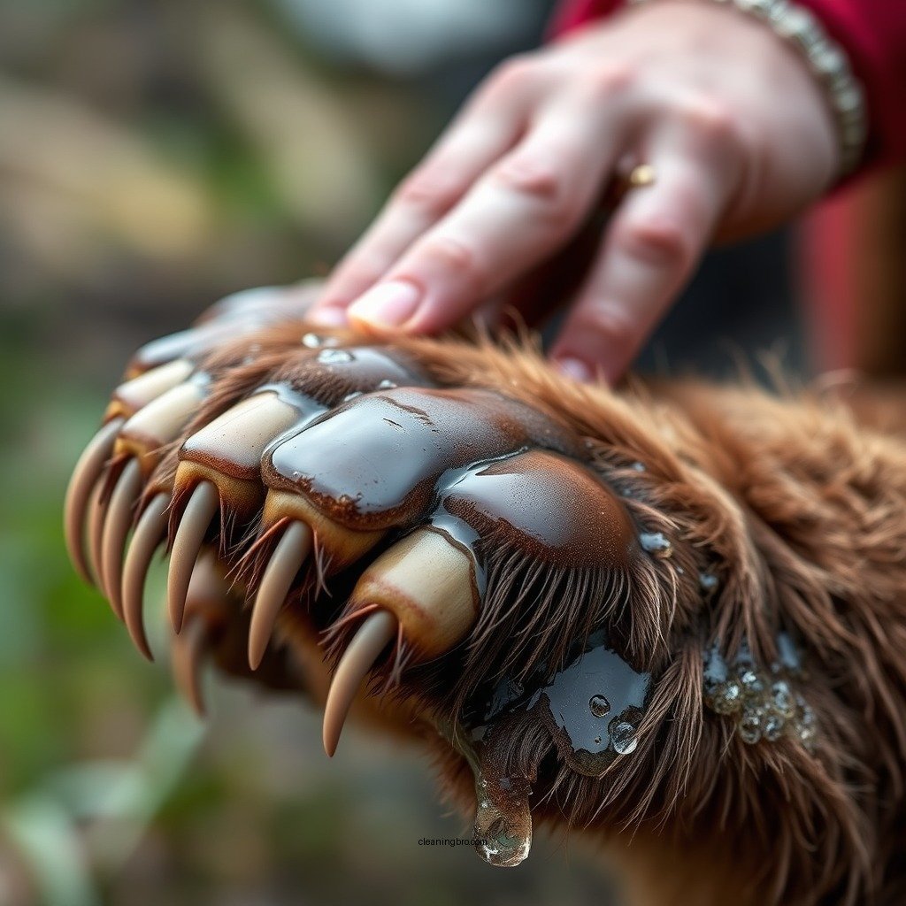 Cleaning Process: Step-by-Step - how to clean bear paws