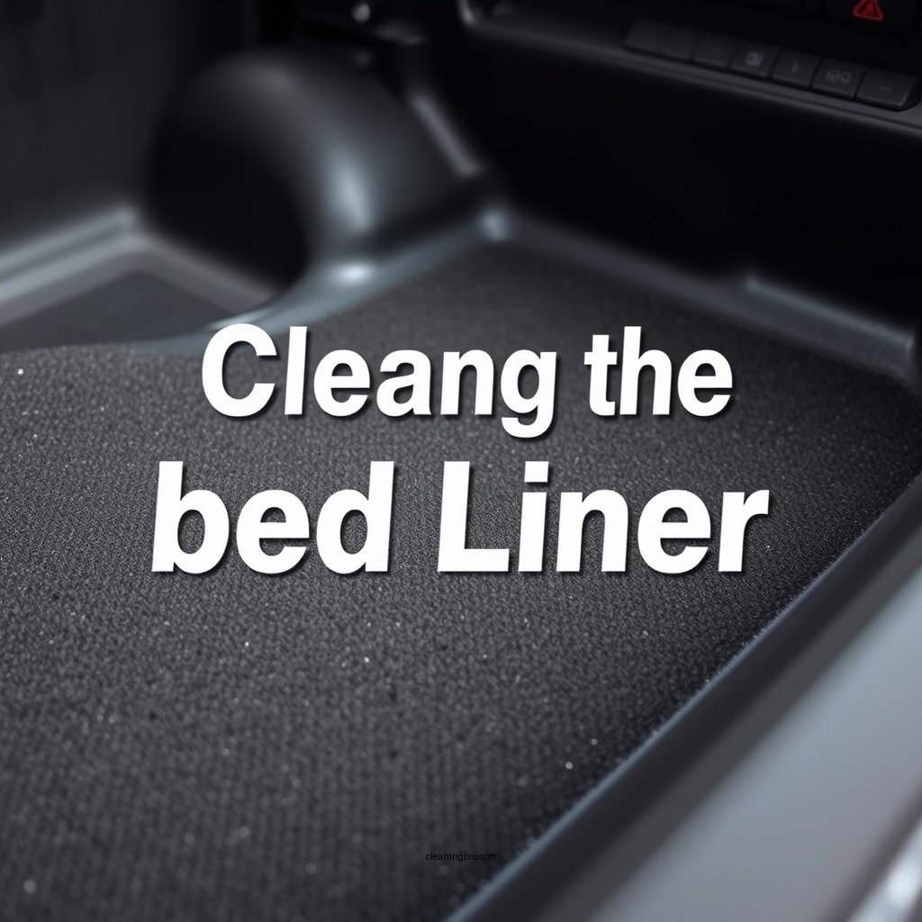 Cleaning the Bed Liner - how to clean bed liner