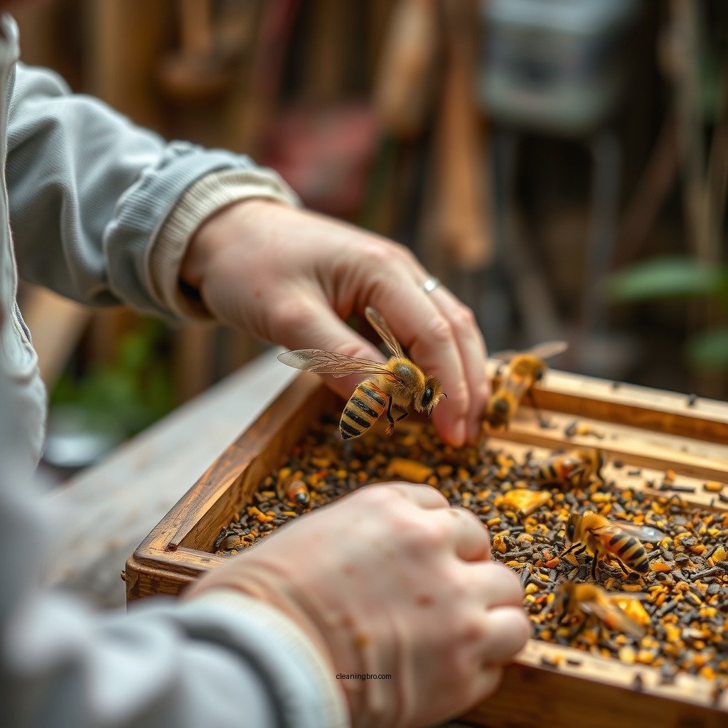 Tools and Supplies Needed - how to clean bee frames