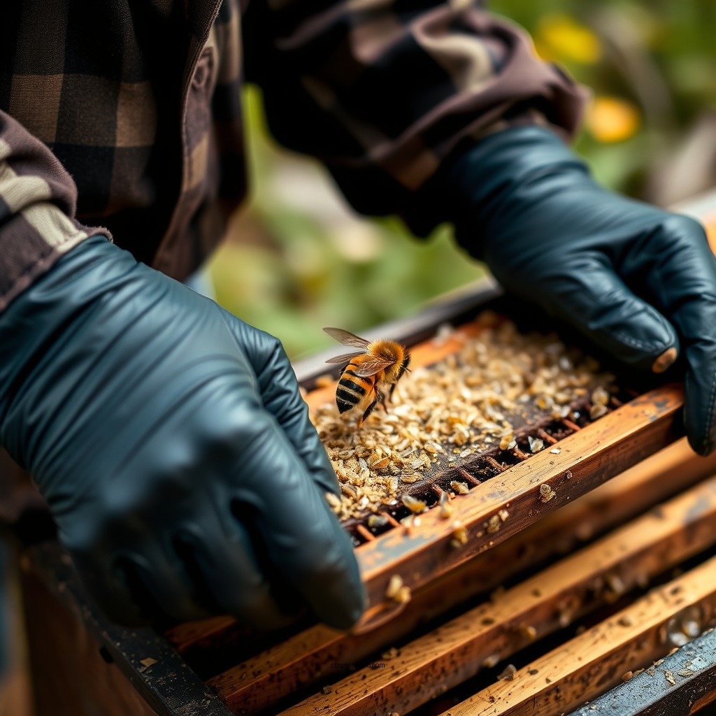 Step-by-Step Process for Cleaning Frames - how to clean bee hive frames