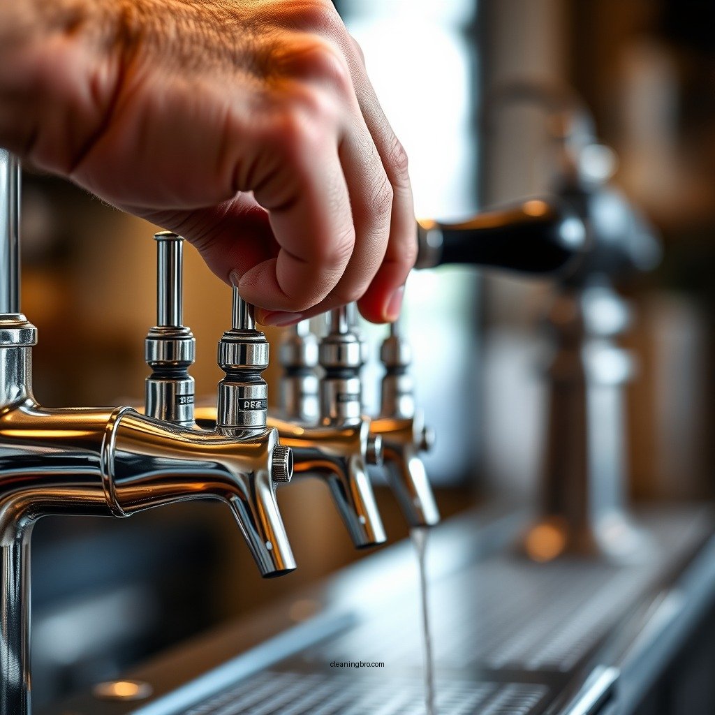 Step-by-Step Cleaning Process - how to clean beer taps