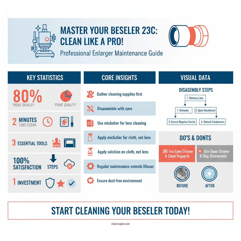 how to clean beseler 23c - Data Infographic and Statistics