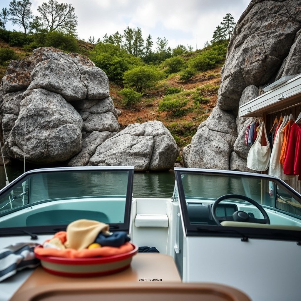 Prepare the Area - how to clean bimini top