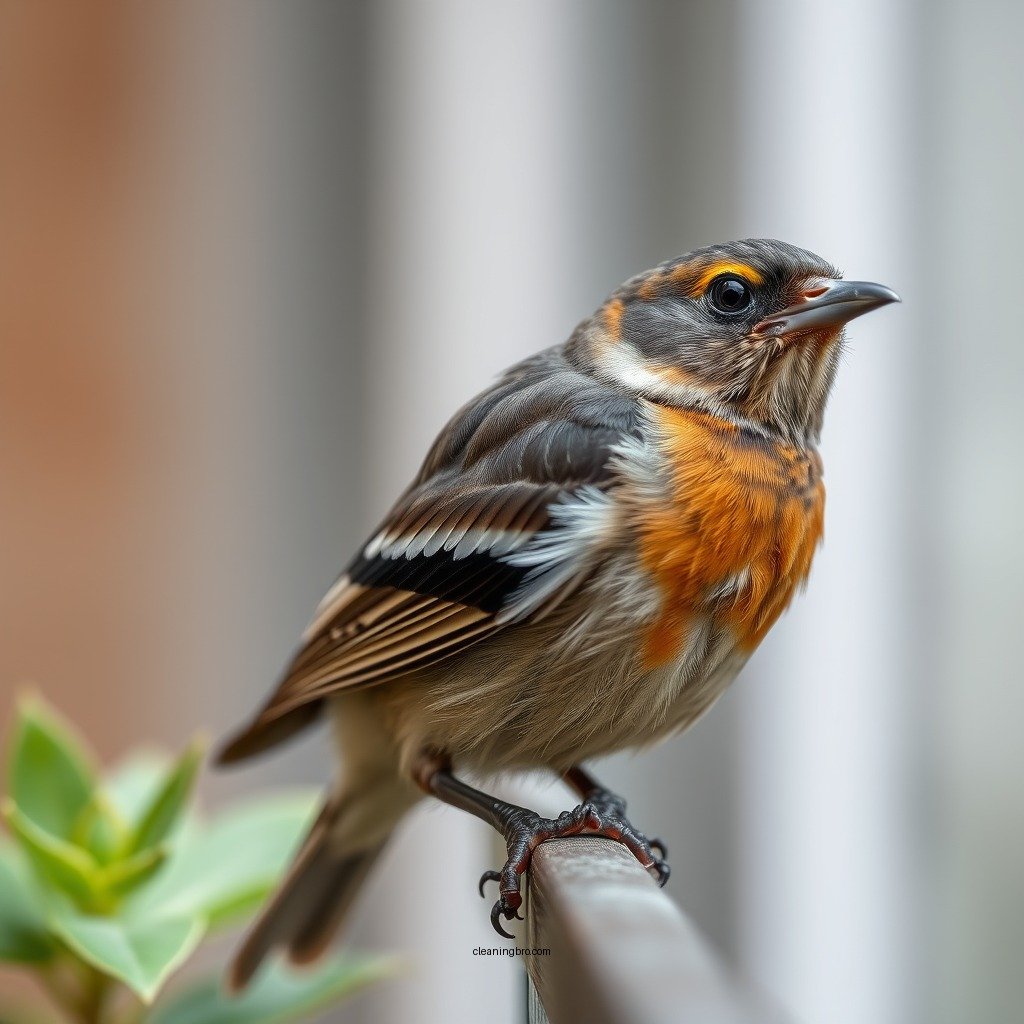 Pre-Soak the Area - how to clean bird poop off balcony