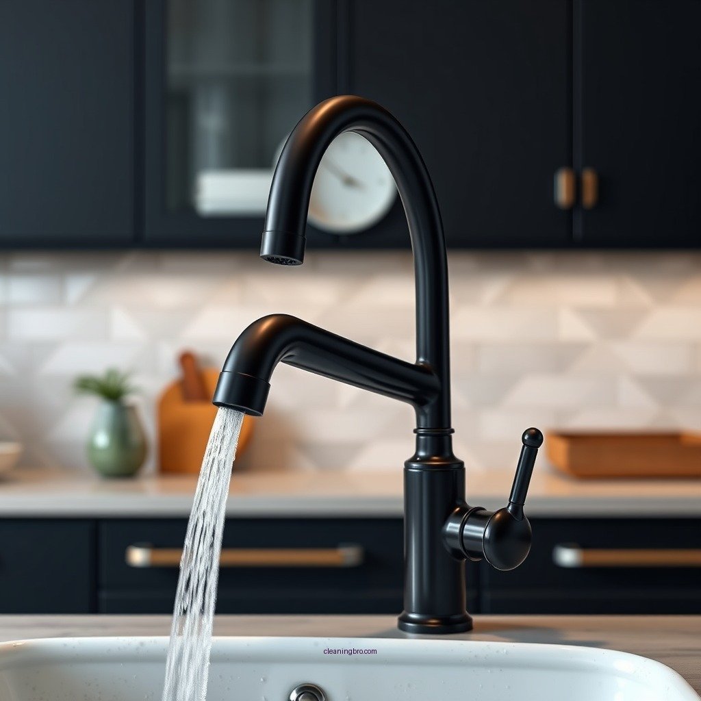 Understanding the Finish of Black Faucets - how to clean black faucets