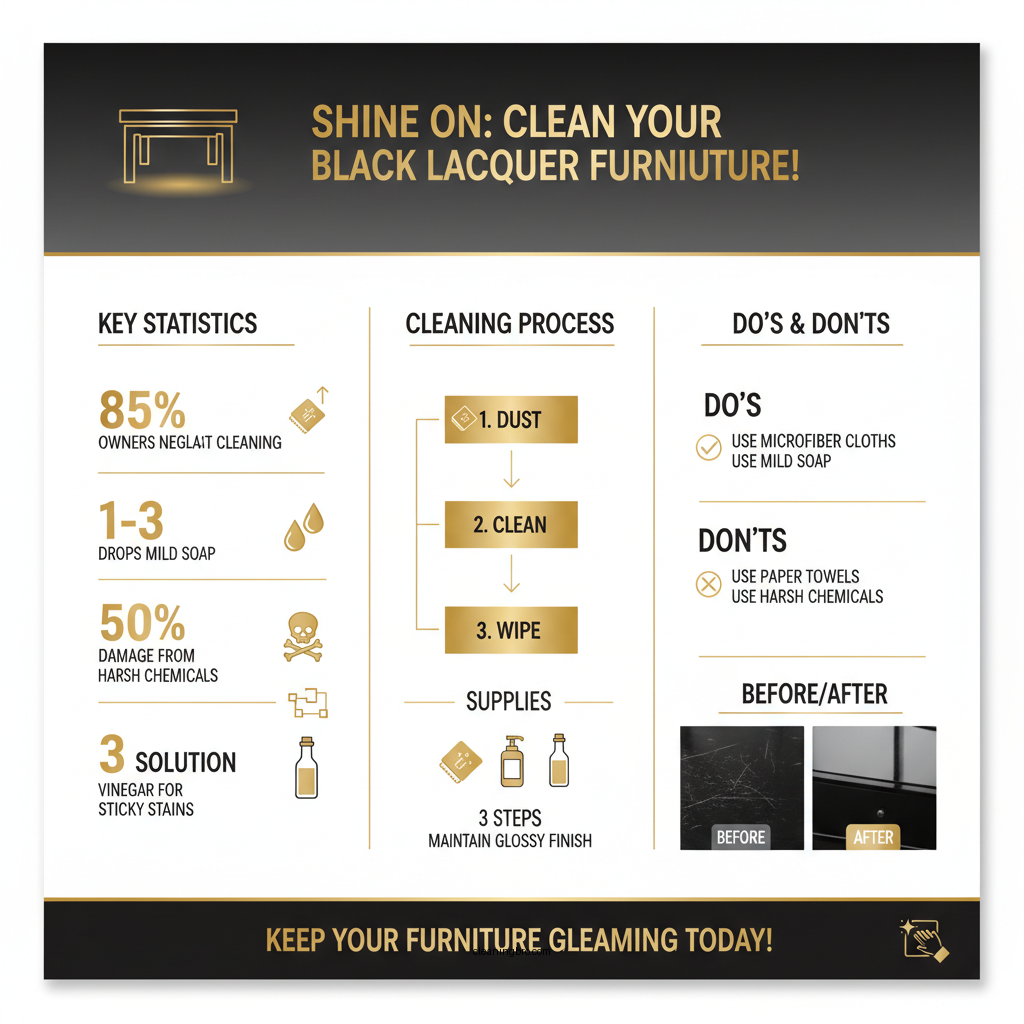 how to clean black lacquer furniture - Data Infographic and Statistics