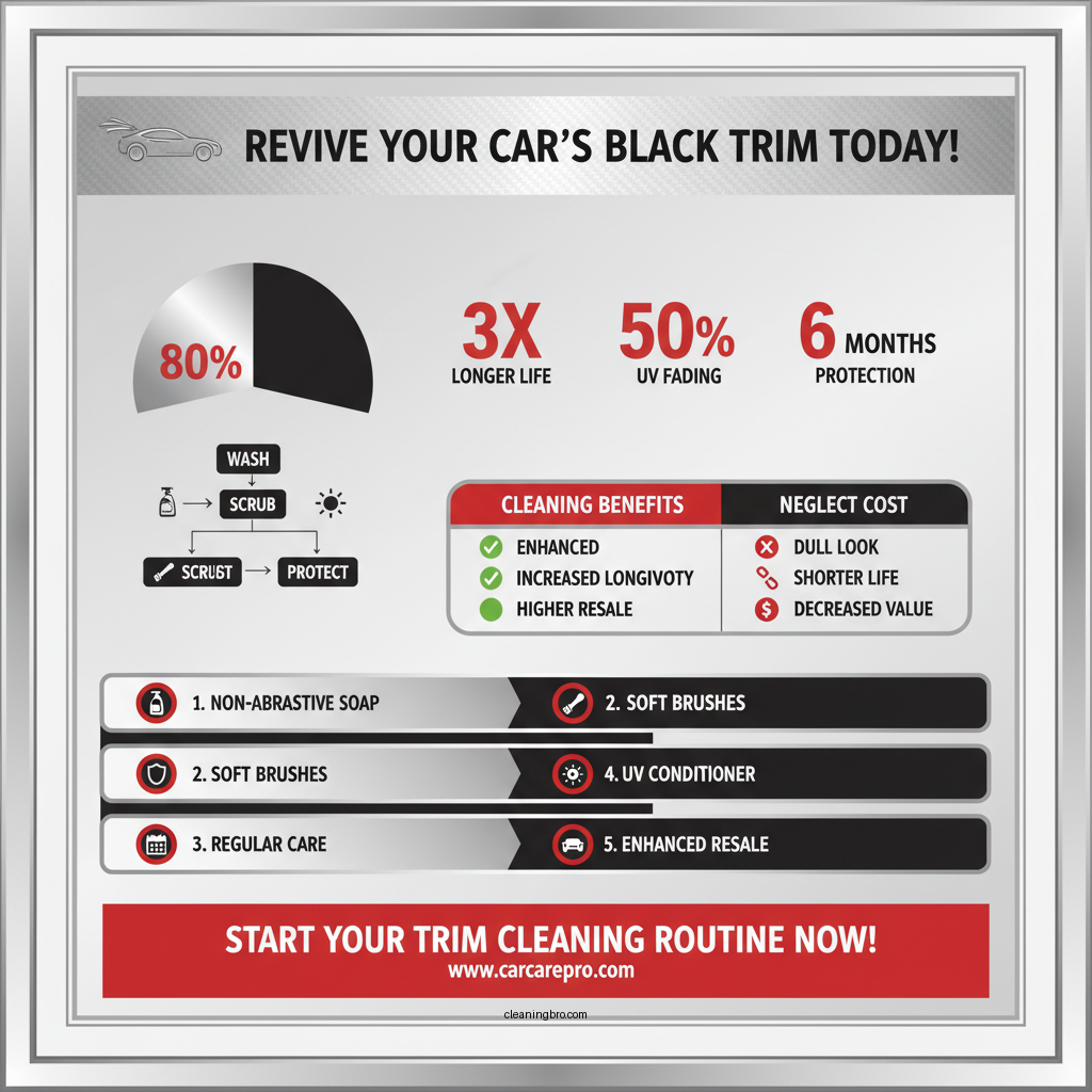how to clean black plastic trim on car - Data Infographic and Statistics