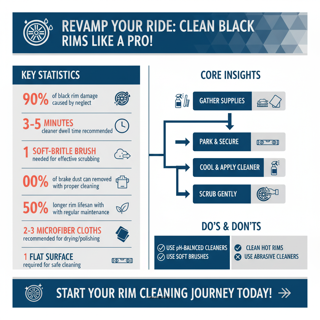 how to clean black rims - Data Infographic and Statistics