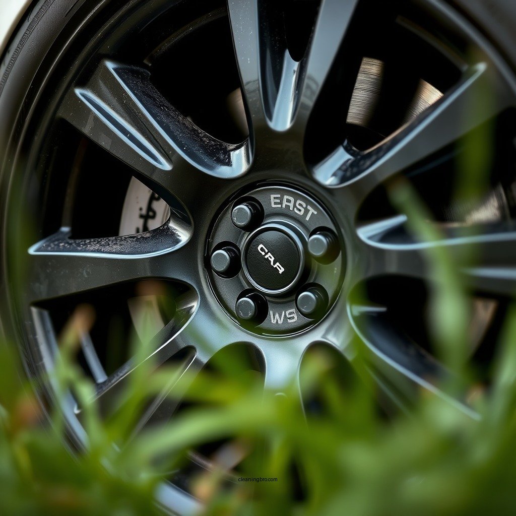 Prepare Your Vehicle - how to clean black rims
