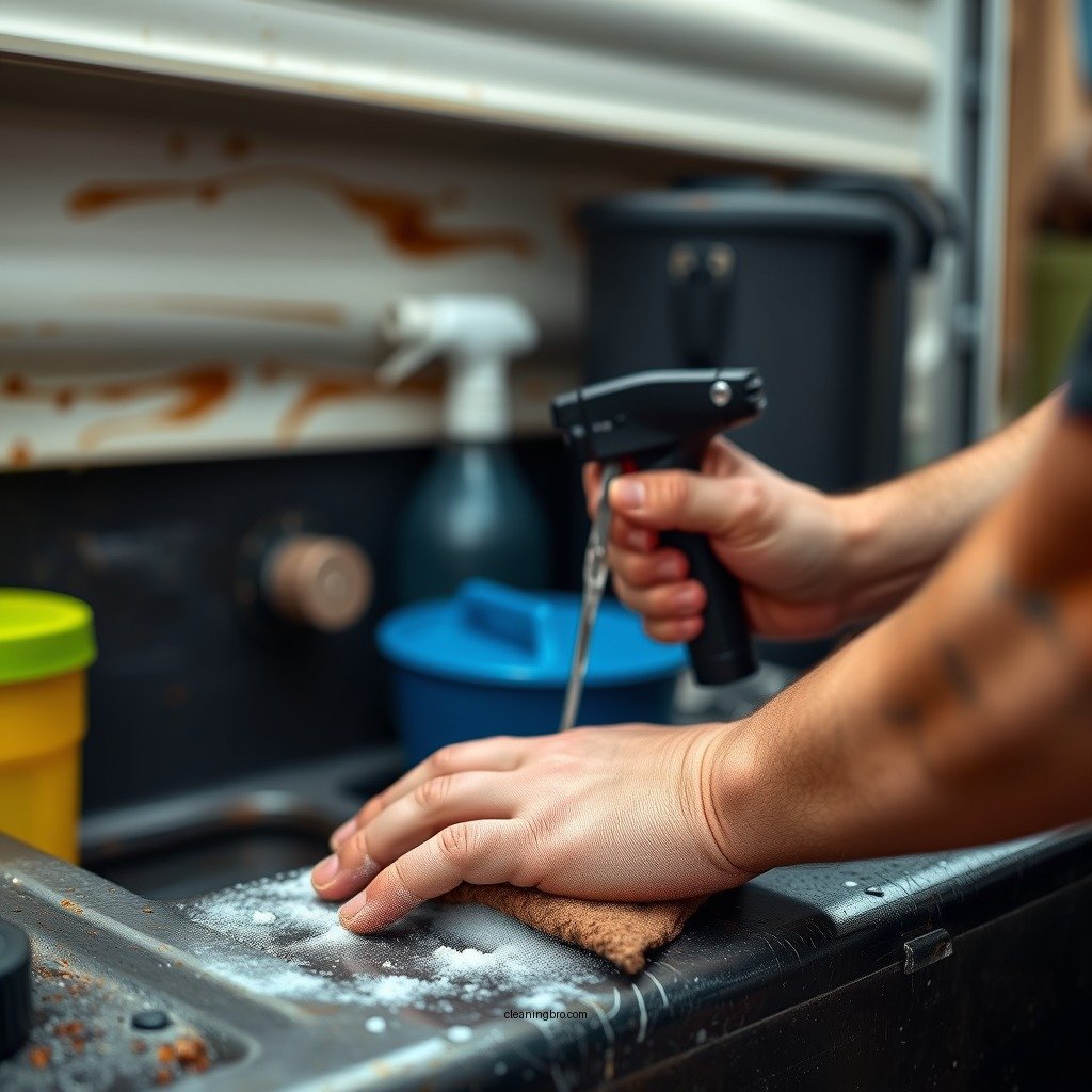 Step-by-Step Cleaning Process - how to clean black tank on camper
