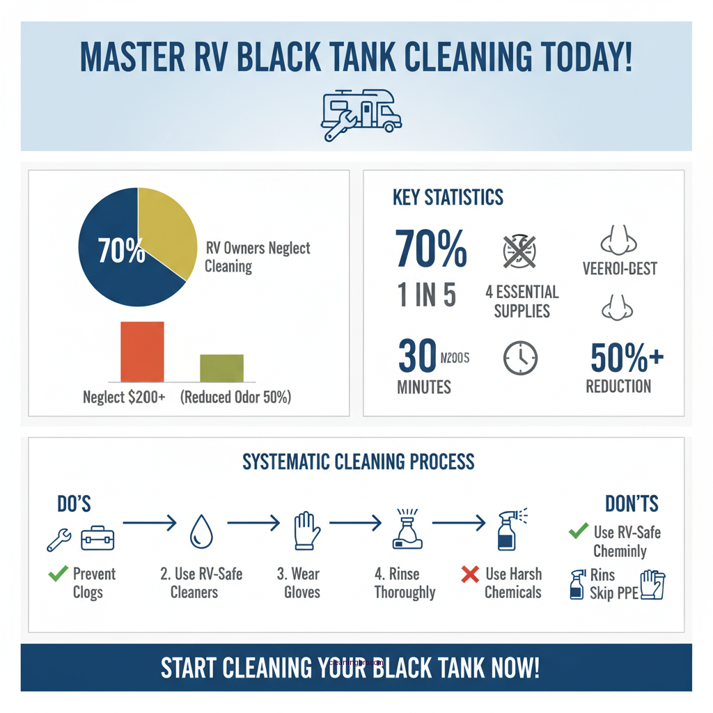 how to clean black tank on rv - Data Infographic and Statistics