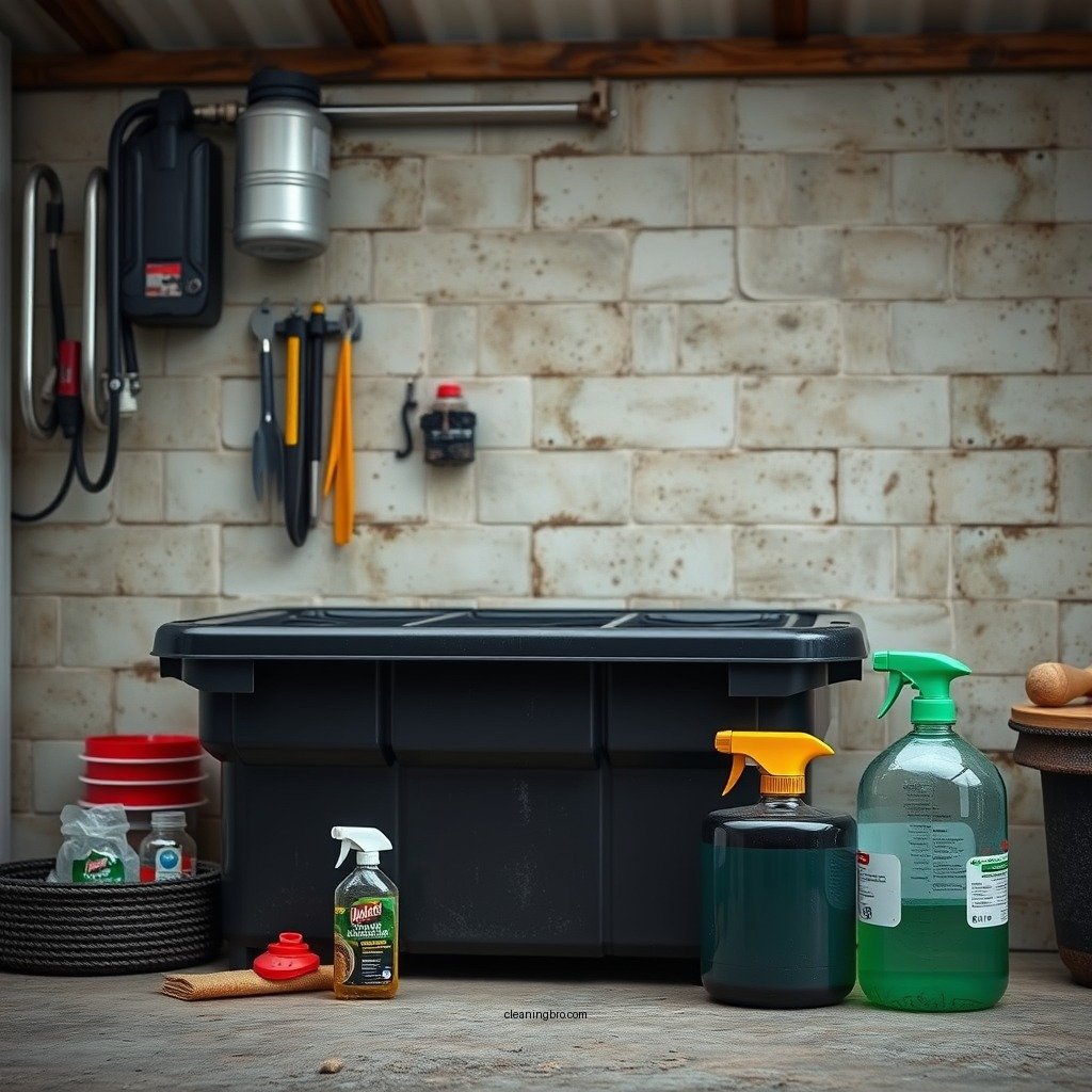 Essential Supplies for Cleaning - how to clean black tank rv