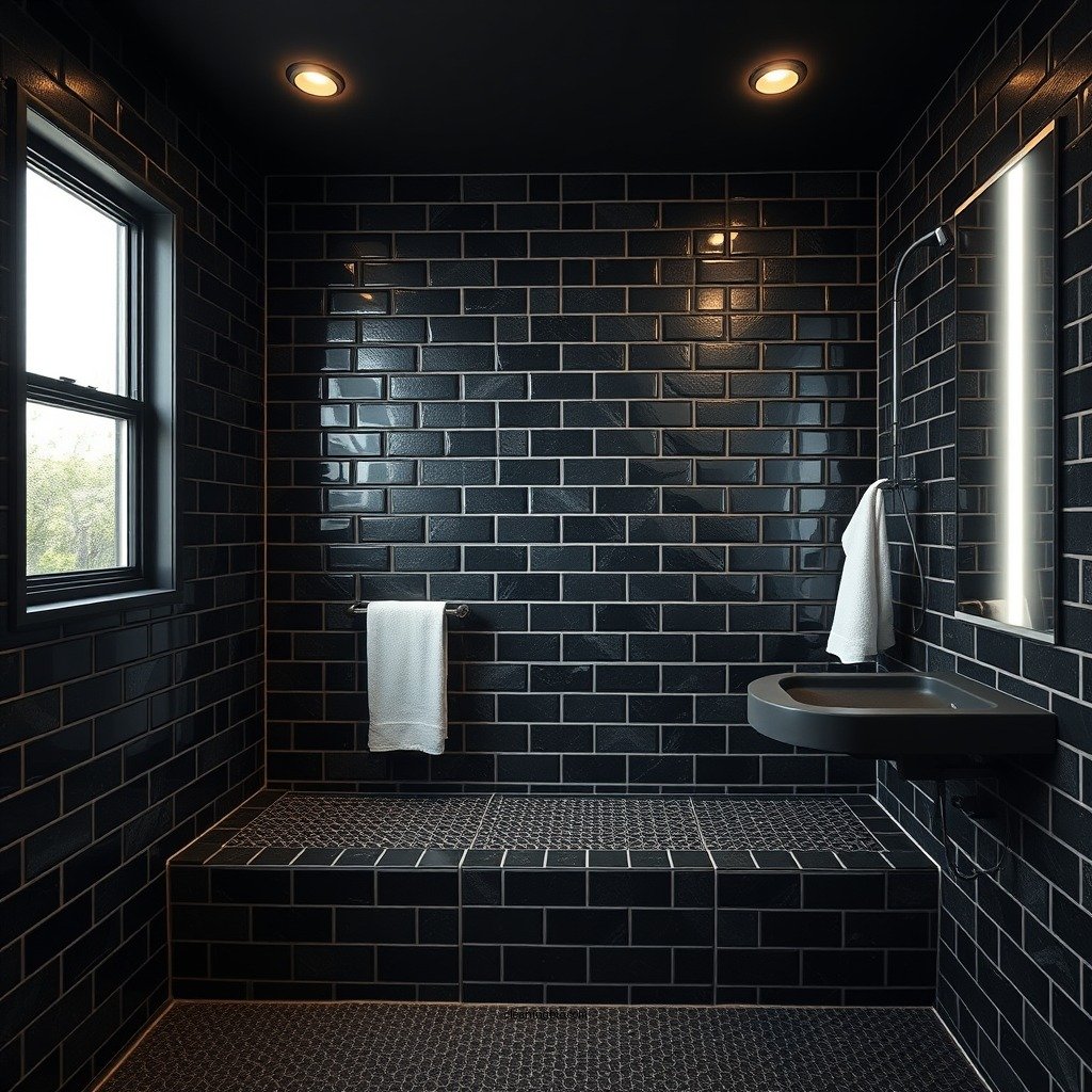 Understanding the Challenges of Black Tiles - how to clean black tiles in shower