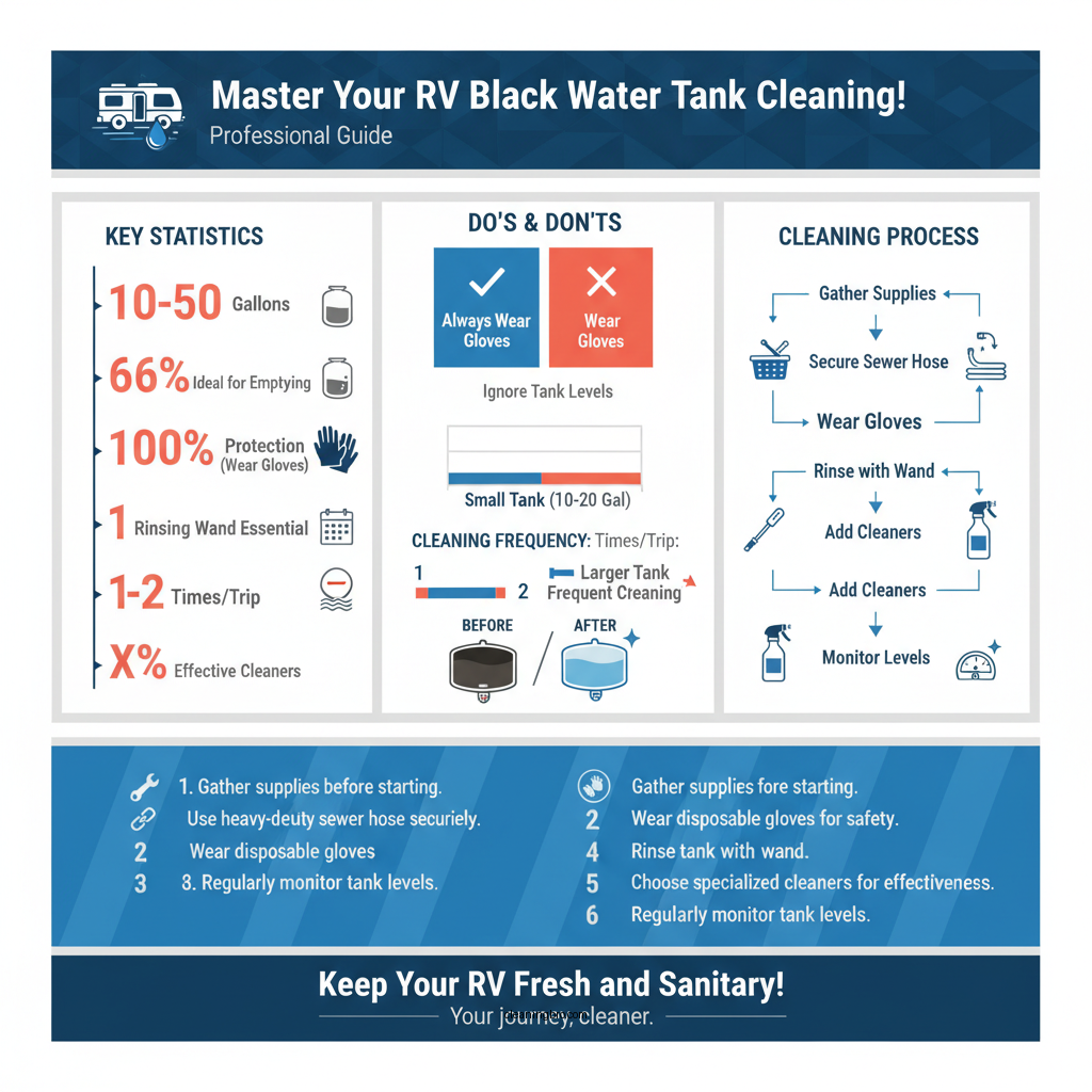 how to clean black water tank rv - Data Infographic and Statistics