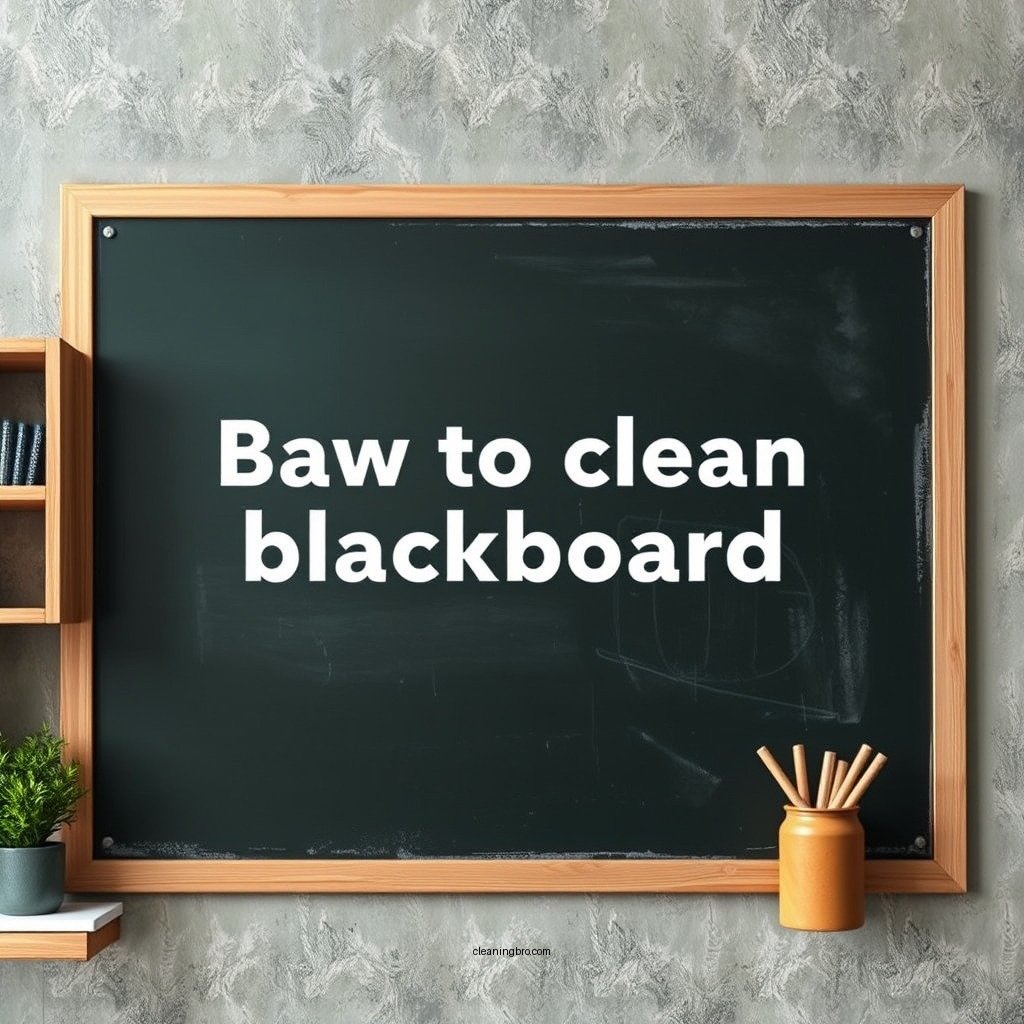 How to Clean a Blackboard: Step-by-Step Guide - CleaningBro