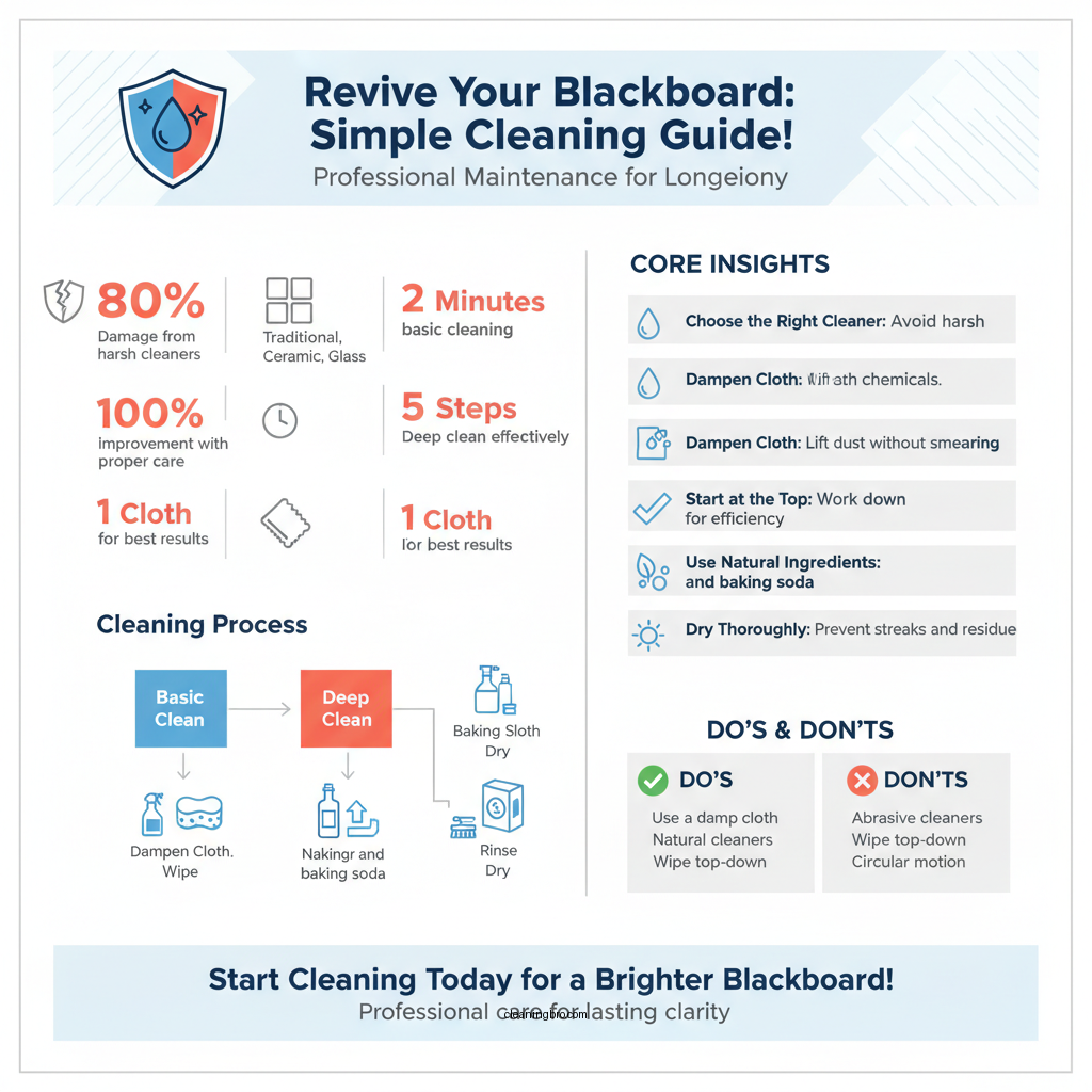 How to Clean a Blackboard: Step-by-Step Guide - CleaningBro