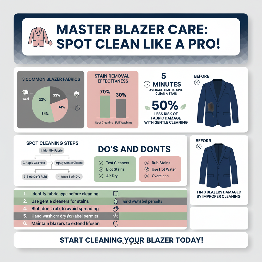 how to clean blazer at home - Data Infographic and Statistics