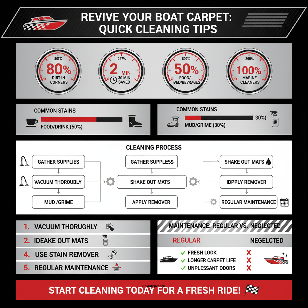 how to clean boat carpet - Data Infographic and Statistics