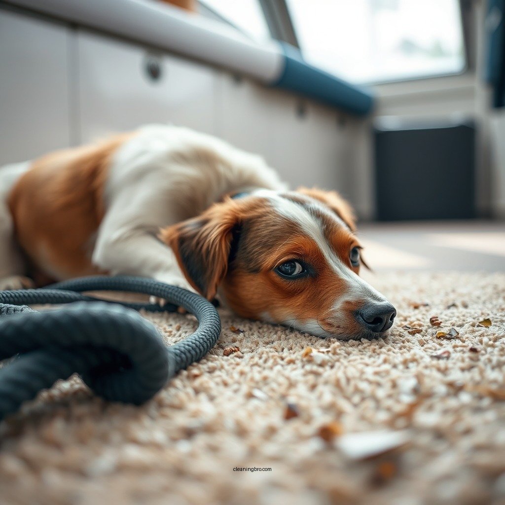 Remove Loose Debris - how to clean boat carpet