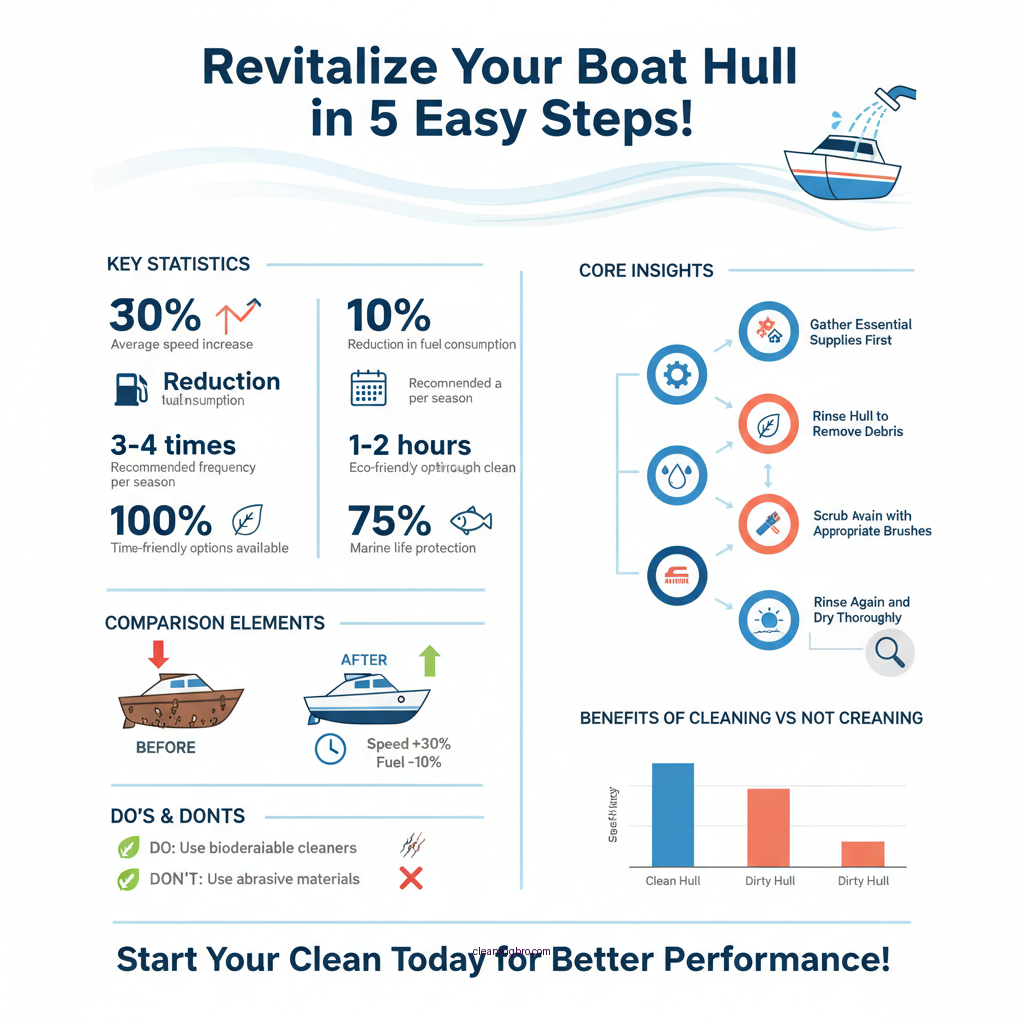 how to clean boat hull - Data Infographic and Statistics