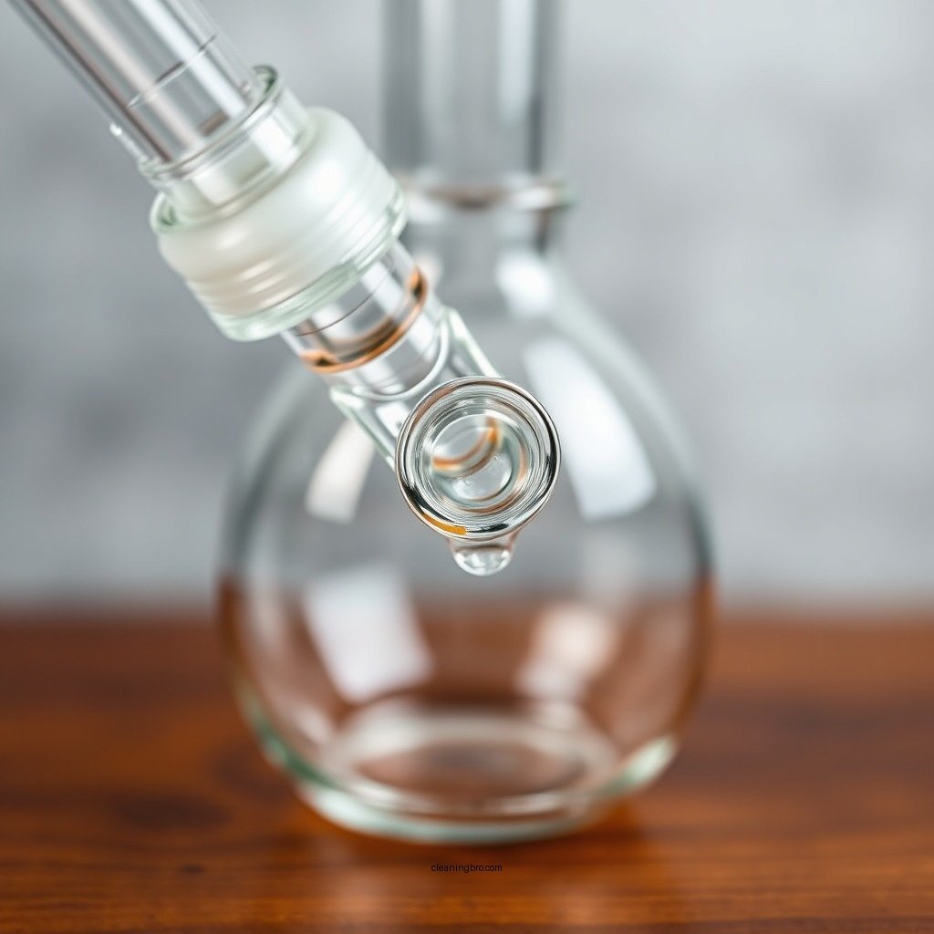 Cleaning the Bowl and Downstem - how to clean bong with vinegar