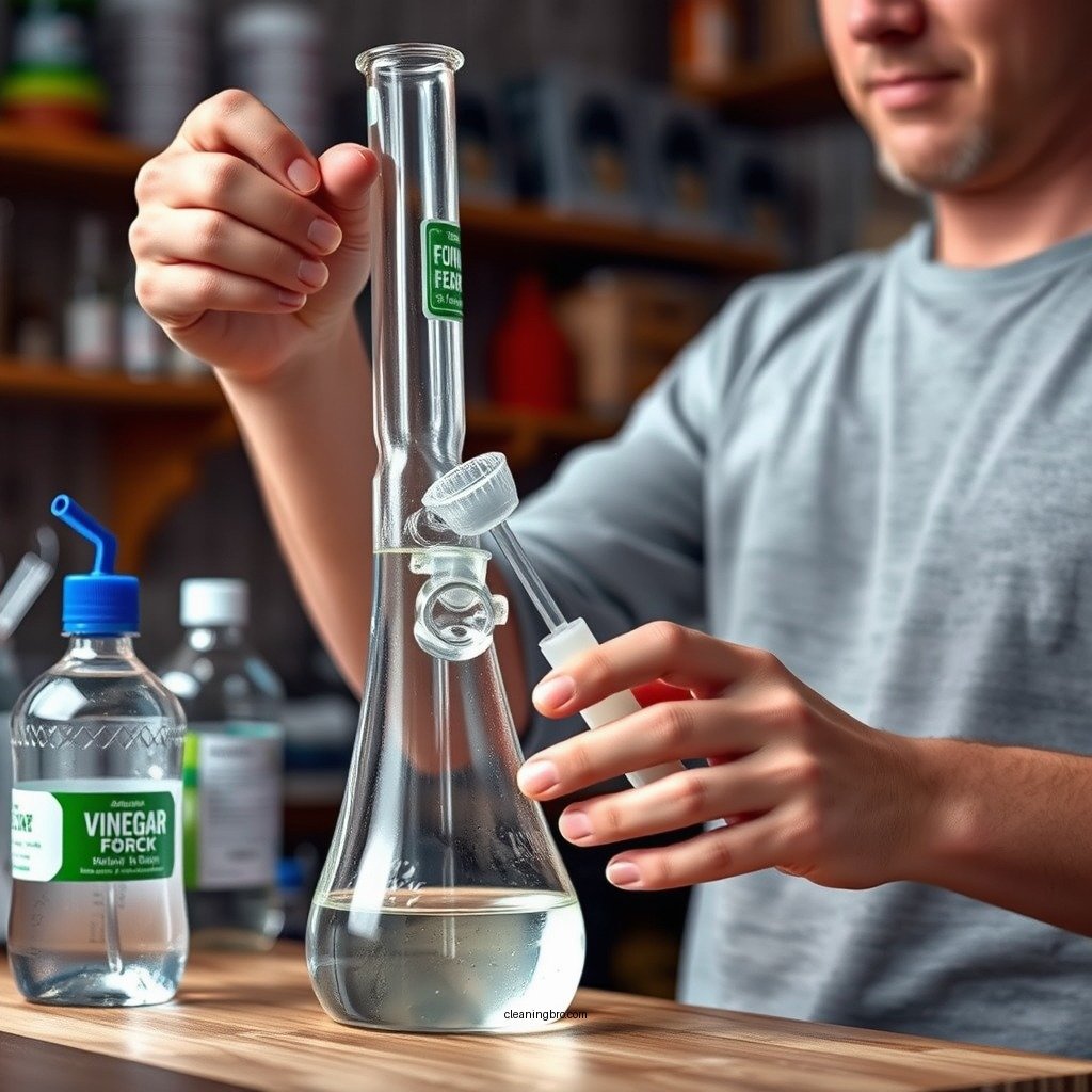 Step-by-Step Cleaning Process - how to clean bong with vinegar