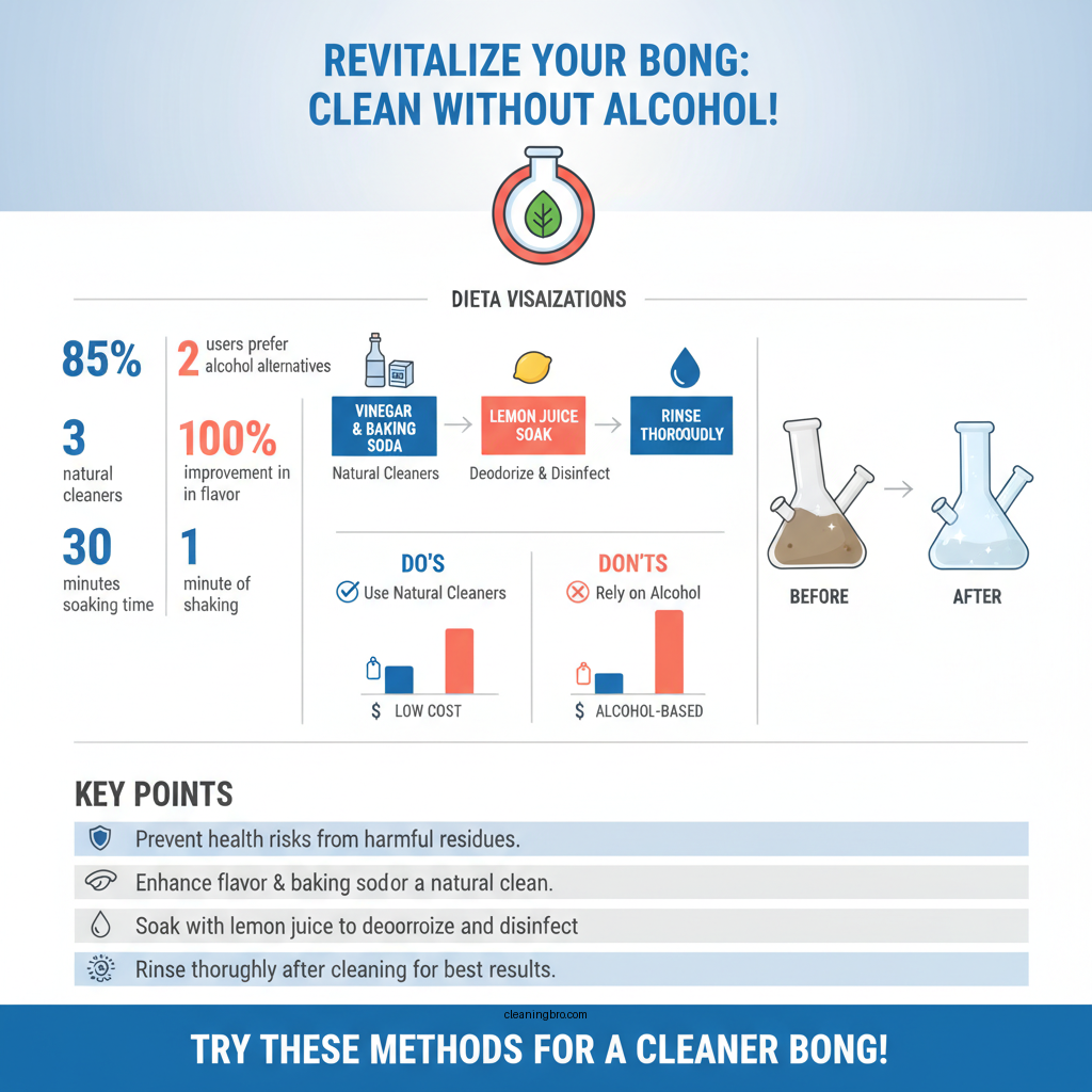 how to clean bong without alcohol - Data Infographic and Statistics