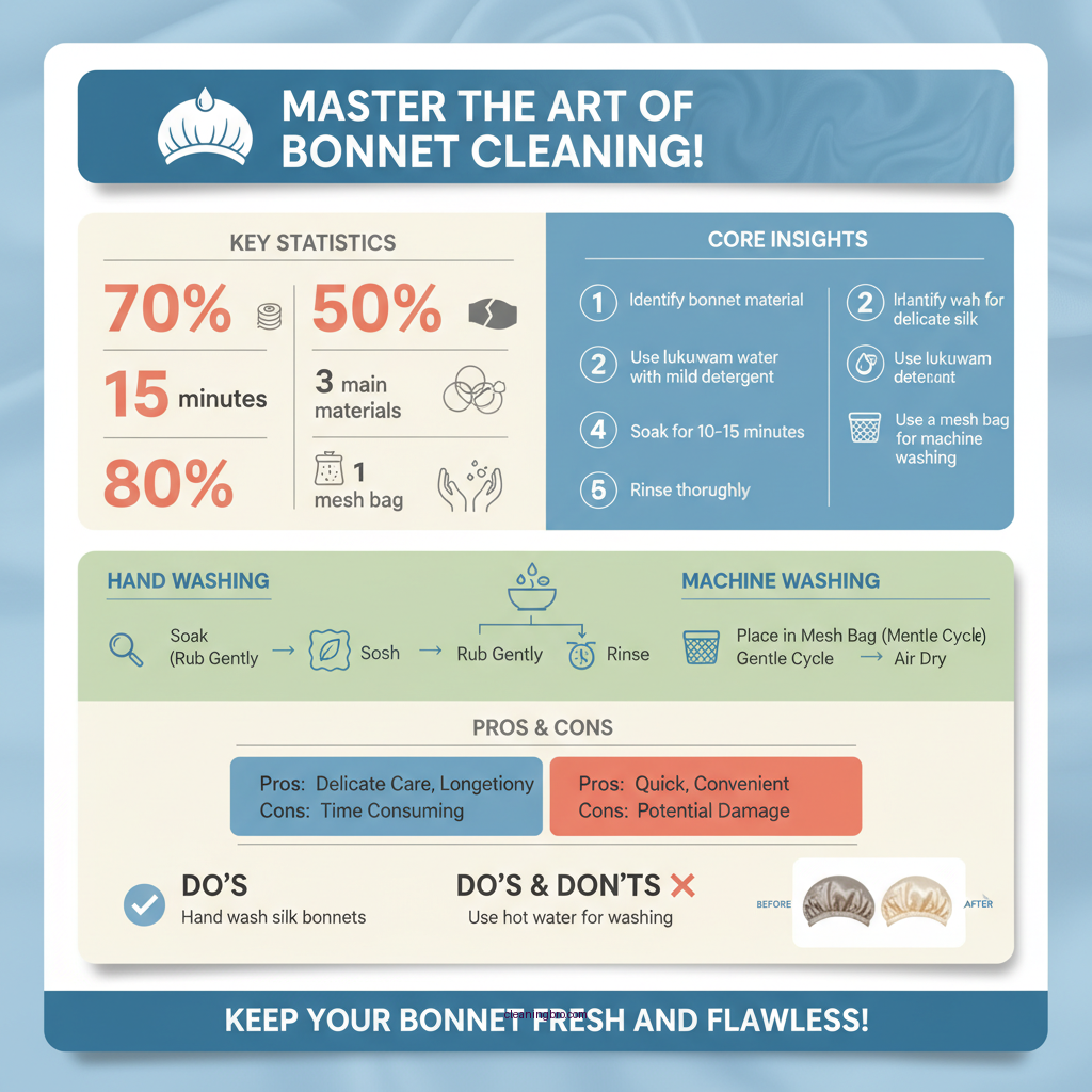 how to clean bonnet - Data Infographic and Statistics