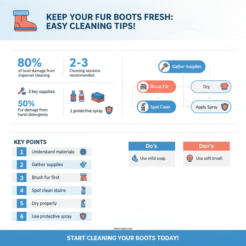 how to clean boots with fur - Data Infographic and Statistics