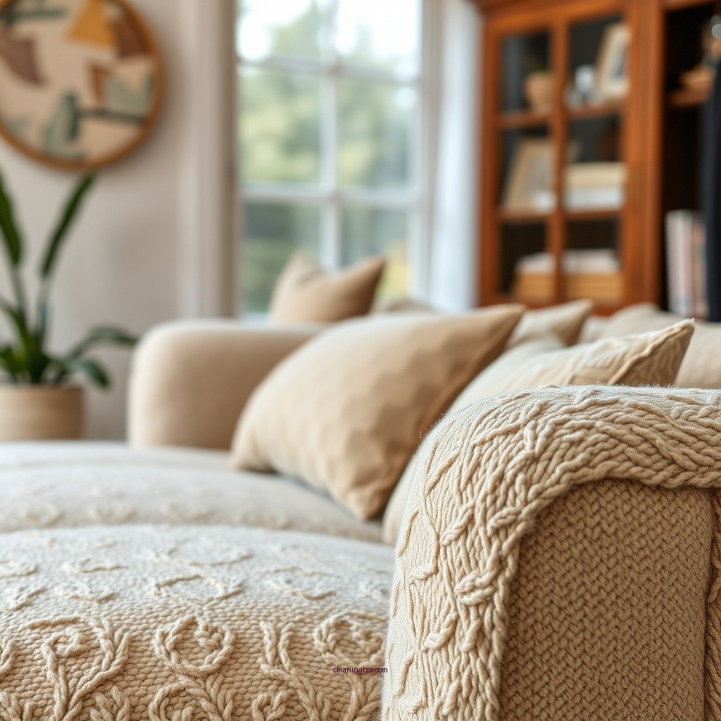 Spot Cleaning Stains - how to clean boucle furniture