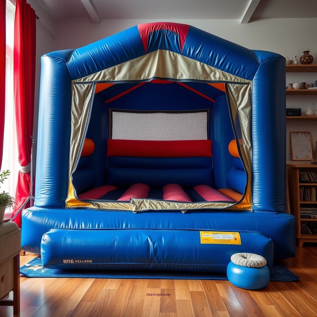 Prepare the Bounce House for Cleaning - how to clean bounce house