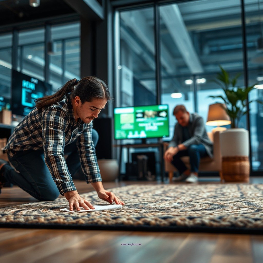 Spot Cleaning Stains - how to clean braided rug
