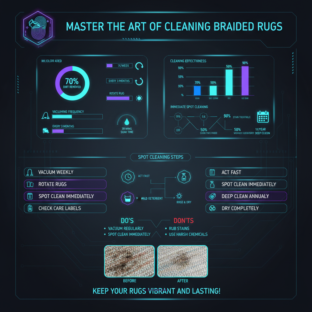 how to clean braided rugs - Data Infographic and Statistics