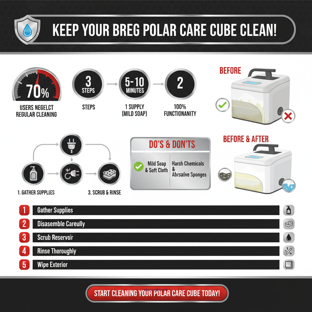 how to clean breg polar care cube - Data Infographic and Statistics