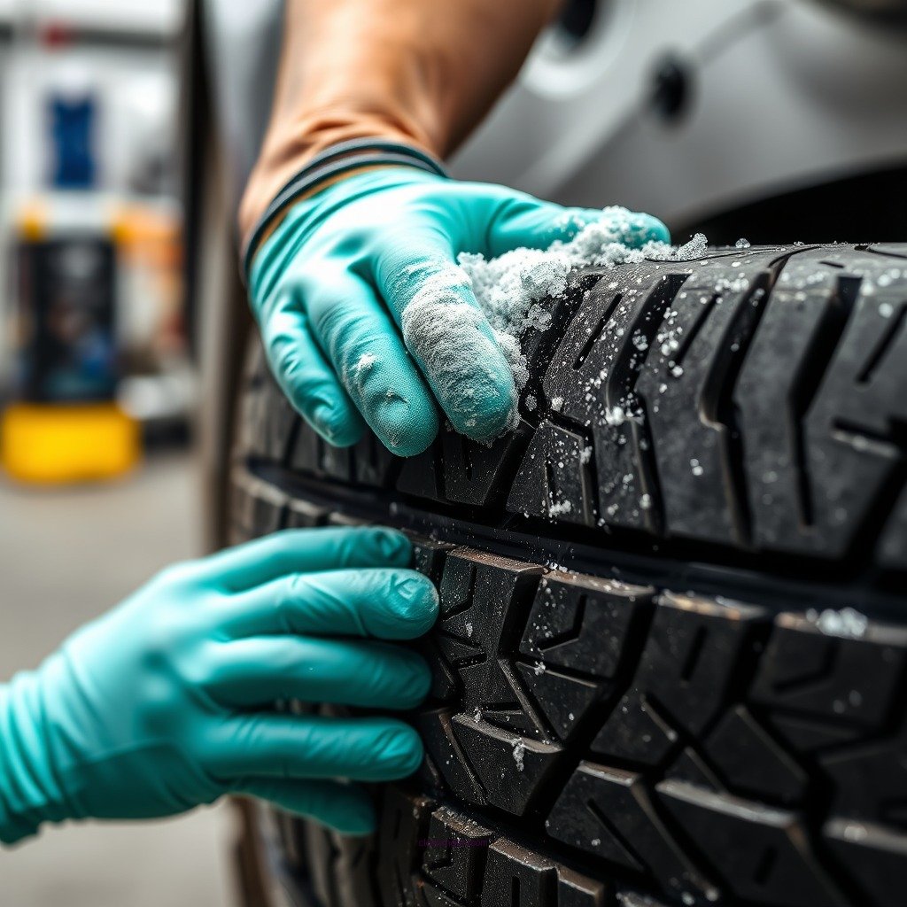 Step-by-Step Cleaning Process - how to clean brown tires